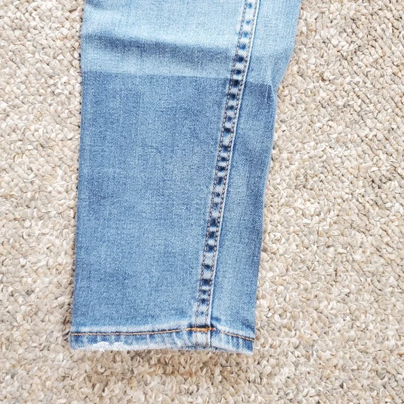 True Religion 24 Y2K Indie Sleeze Hippie Grunge Mid Rise Shadow Hem Skinny Jeans - Picture 11 of 13